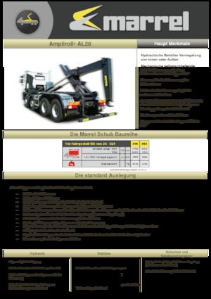 Roll-off Tippers Marrel AL 28 DIN 56