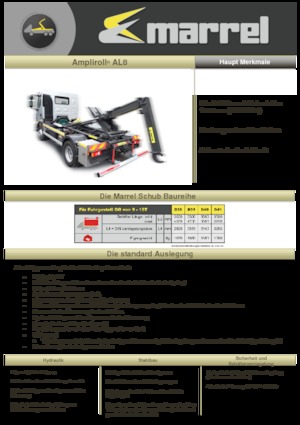 Roll-off Tippers Marrel AL 8 DIN 39 B