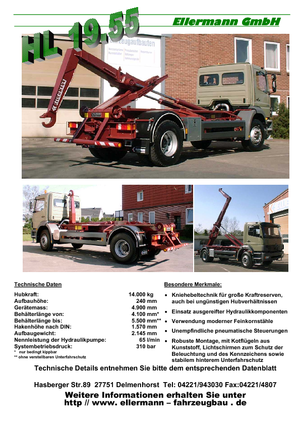 Roll-off Tippers Ellermann HL 19.55