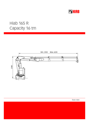 Rolloading Cranes Hiab 165 R-F3