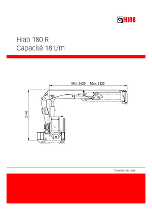 Yükleme vinçleri Hiab 180 R-F3