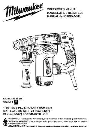 Rotary Hammers Milwaukee 5268-21