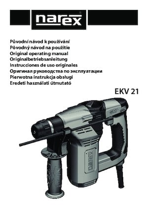 Rotary Hammers Narex EKV 21