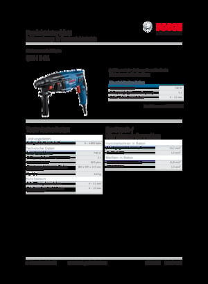 Rotary Hammers Bosch GBH 2-21
