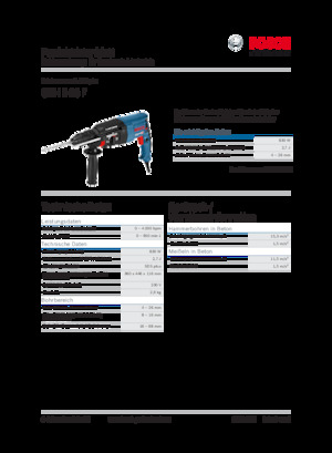 Döner Çekiçler Bosch GBH 2-26 F