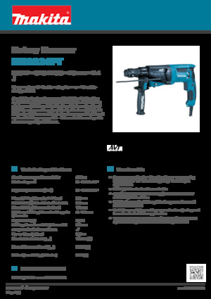 Rotary Hammers Makita HR2631FT
