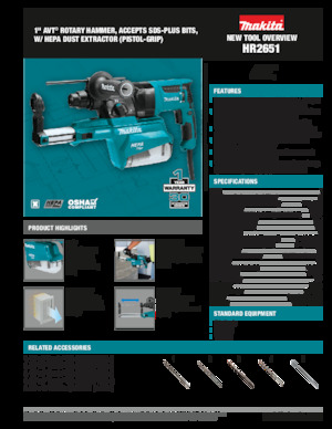 Rotary Hammers Makita HR2651
