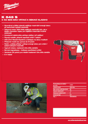 Rotary Hammers Milwaukee K 545 S
