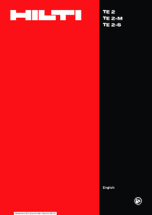 Döner Çekiçler Hilti TE 2