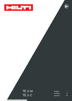 Döner Çekiçler Hilti TE 3-C