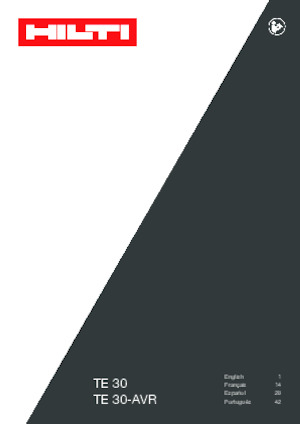 Döner Çekiçler Hilti TE 30