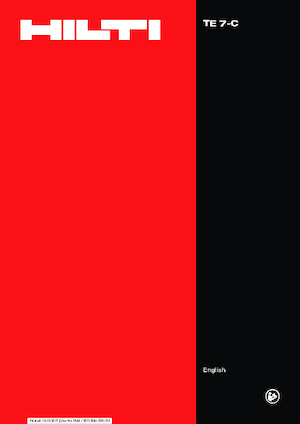 Rotary Hammers Hilti TE 7-C 