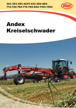 Rotary rakes Vicon Andex 353
