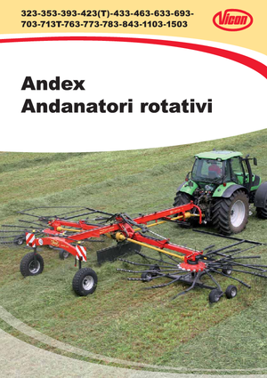 Rotary rakes Vicon Andex 714 T Evo