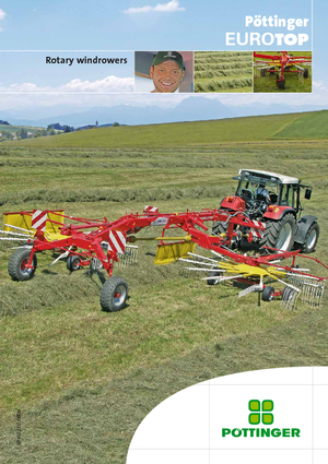 Rotary rakes Pöttinger EuroTop 801 A Multitast