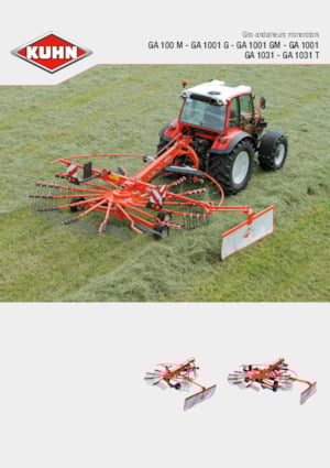 Döner tırmıklar Kuhn GA 4201