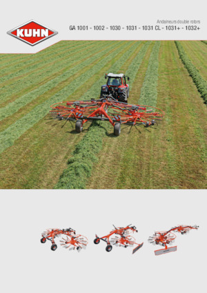 Döner tırmıklar Kuhn GA 8830