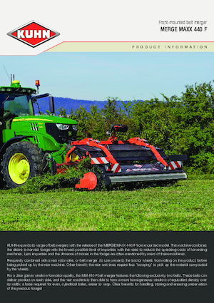 Döner tırmıklar Kuhn Merge Maxx 442 F 