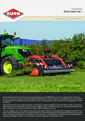 Döner tırmıklar Kuhn Merge Maxx 442 F 