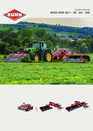 Döner tırmıklar Kuhn Merge Maxx 762