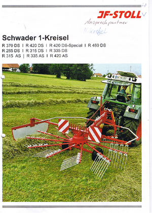 Rotary rakes JF-Stoll R 315 AS