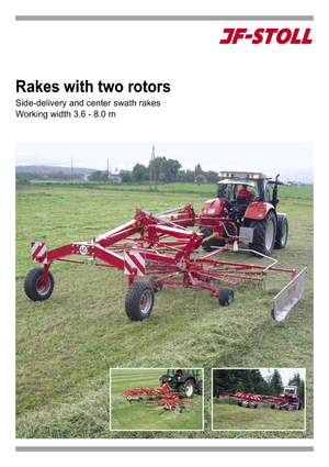 Rotary rakes JF-Stoll R 760