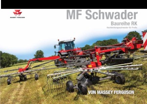 Rotary rakes Massey Ferguson RK802 TRC 