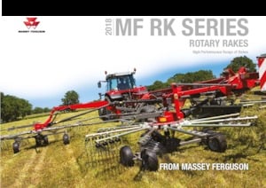 Rotary rakes Massey Ferguson RK802 TRC 