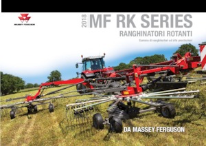 Rotary rakes Massey Ferguson RK802 TRC 