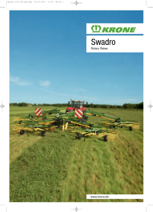 Rotary rakes Krone Swadro 900
