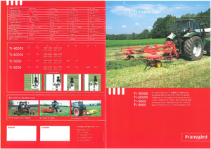 Döner tırmıklar Fransgard TI 5000