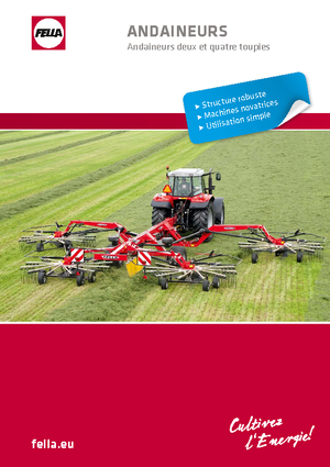 Rotary rakes Fella TS 9060