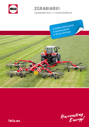 Rotary rakes Fella TS 880