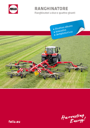 Döner tırmıklar Fella TS 880