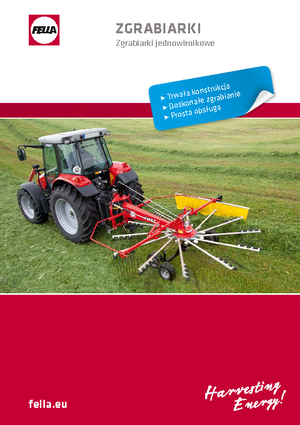 Rotary rakes Fella TS 456 DN