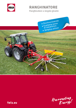 Rotary rakes Fella TS 456 DN