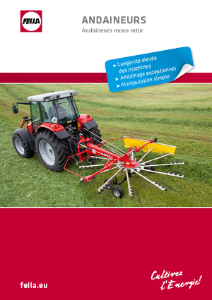 Rotary rakes Fella TS 456 T