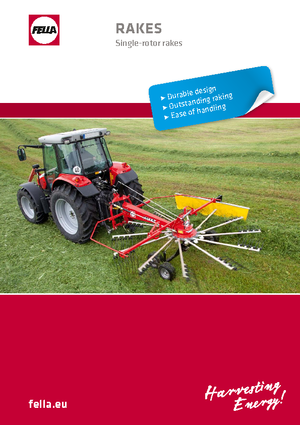 Döner tırmıklar Fella TS 456 T