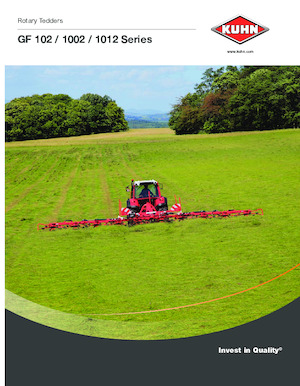 Rotary tedders Kuhn GF 502 THA