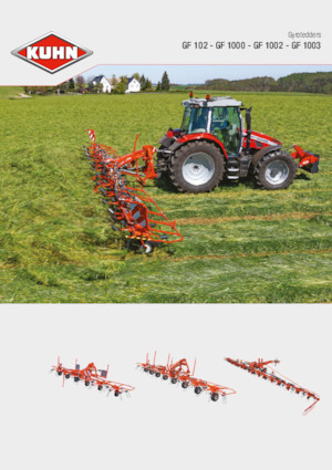 Döner ot toplayıcıları Kuhn GF 8700
