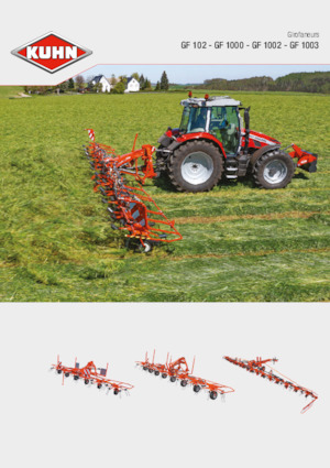 Döner ot toplayıcıları Kuhn GF 8700