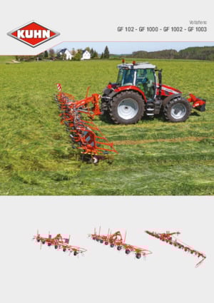 Döner ot toplayıcıları Kuhn GF 8700