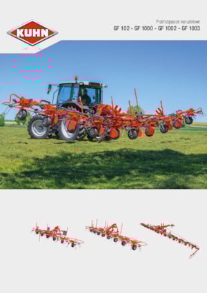 Döner ot toplayıcıları Kuhn GF 8700