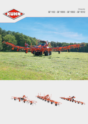 Rotary tedders Kuhn GF 872