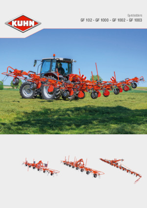 Rotary tedders Kuhn GF 872