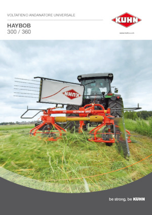Rotary tedders Kuhn HayBob 300