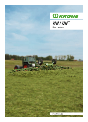 Rotary tedders Krone KWT 8.82/8