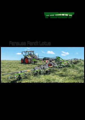 Rotary tedders Fendt Lotus 1020 T