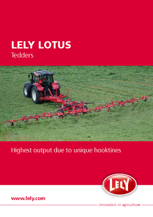 Rotary tedders Lely Lotus 600 Stabilo AWS