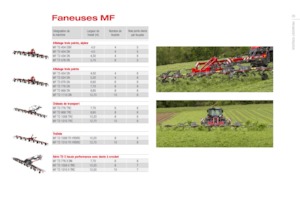 Rotary tedders Massey Ferguson TD576 DN